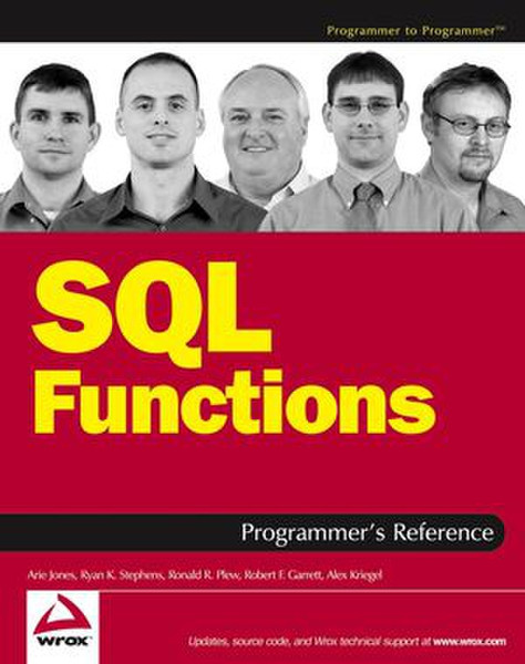 Wiley SQL Functions Programmer's Reference 790страниц руководство пользователя для ПО