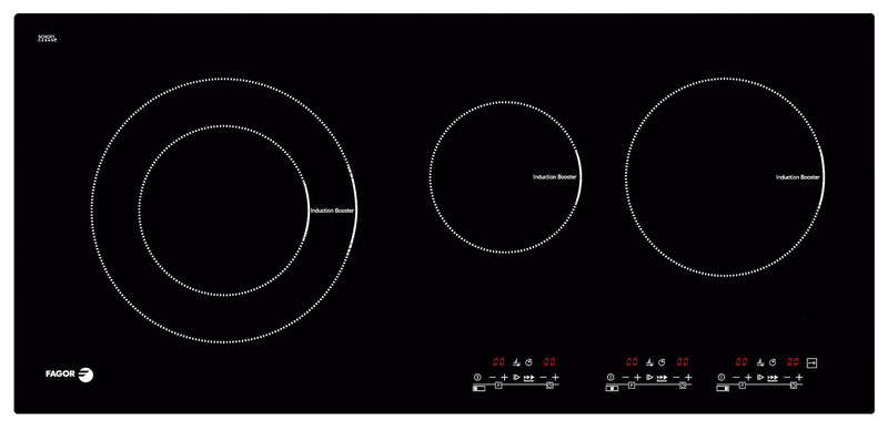 Fagor IF-THIN90BS built-in Electric induction Black hob