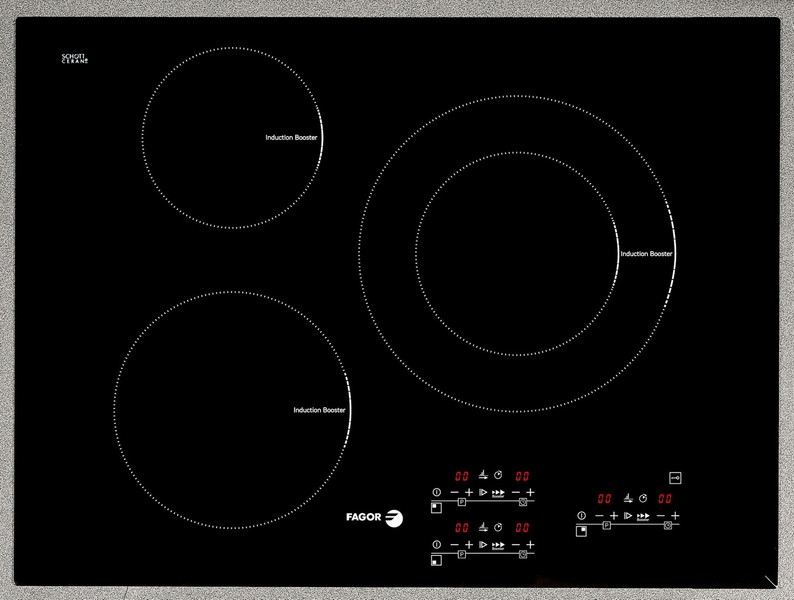 Fagor IF-700BS built-in Electric induction Black hob