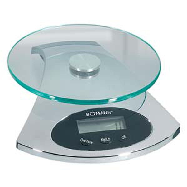Bomann KW 1411 CB Electronic kitchen scale Black,Stainless steel,Transparent