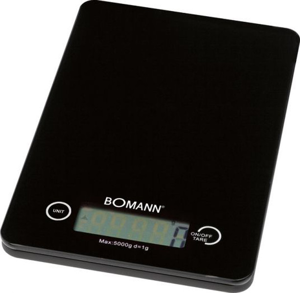 Bomann KW 1415 CB Electronic kitchen scale Black