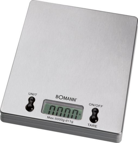 Bomann KW 1416 CB Electronic kitchen scale Stainless steel
