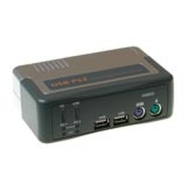 Advanced Cable Technology VGA / PS/2 + USB KVM Черный, Коричневый KVM переключатель