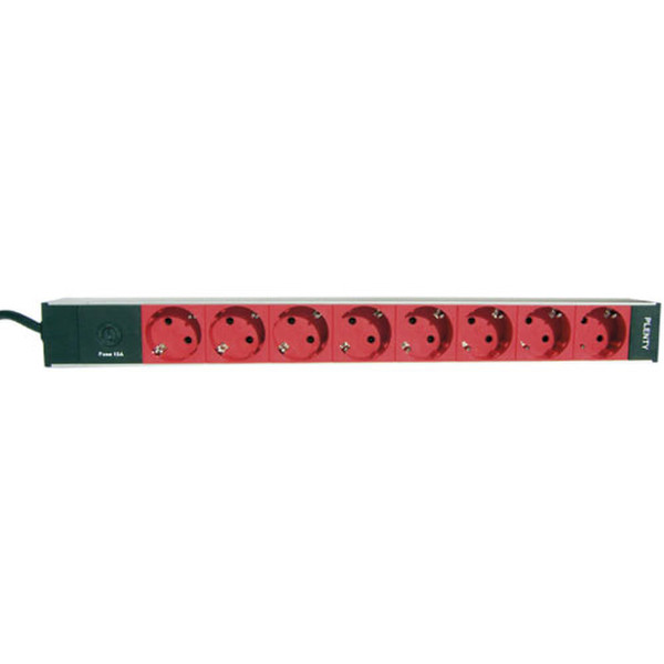 Advanced Cable Technology PLA416-8RC14 8розетка(и) Красный распределительный щит питания