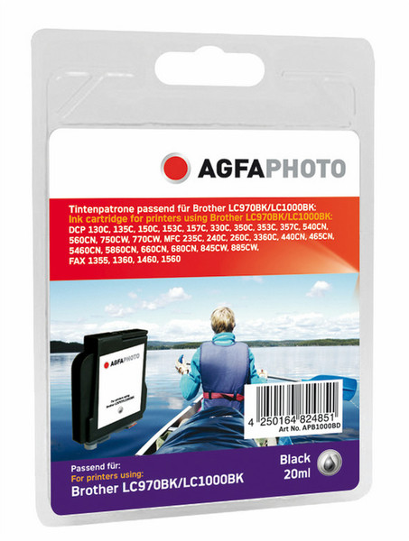 AgfaPhoto APB1000BD Черный струйный картридж