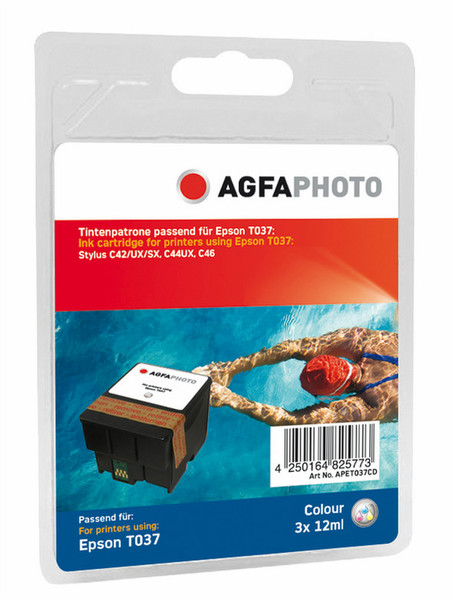 AgfaPhoto APET037CD Cyan,Magenta,Yellow ink cartridge