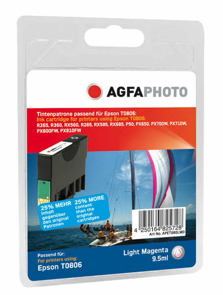 AgfaPhoto APET080LMD Light magenta ink cartridge