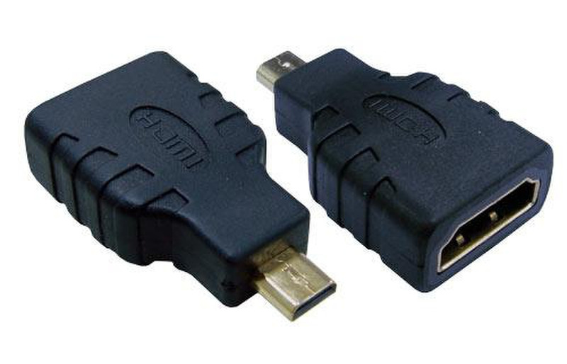 MCL CG-285 HDMI A F HDMI micro-D M Черный кабельный разъем/переходник