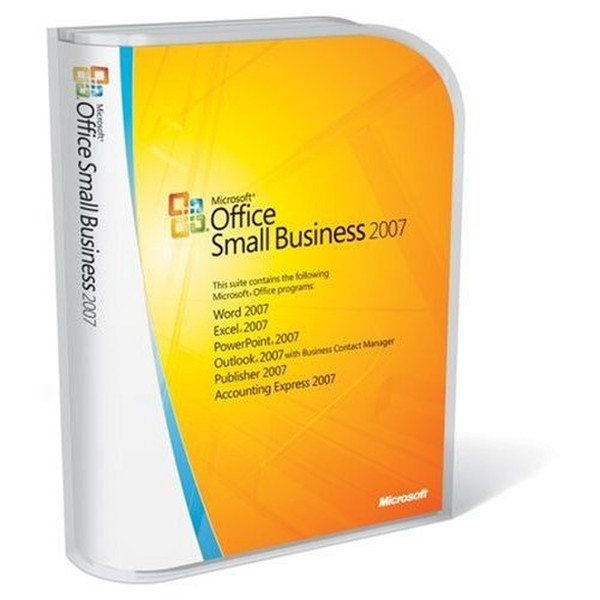 Microsoft Office Small Business 2007 1Benutzer Englisch