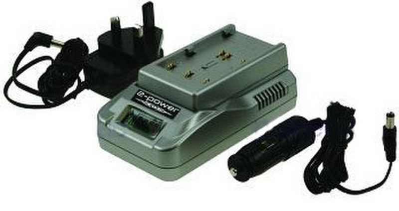 2-Power DBC9020A Auto/Indoor battery charger Schwarz, Silber Ladegerät