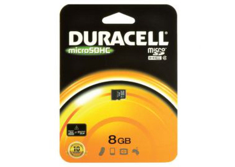 Duracell microSDHC 8GB 8GB MicroSDHC Speicherkarte