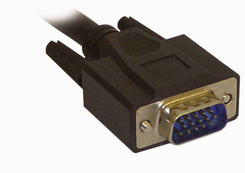 Sahara 2m HD15 M/M 2m VGA (D-Sub) Schwarz VGA-Kabel