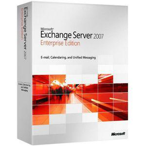 Microsoft Exchange Server Enterprise 2007, MVL, DVD, CHI (SIMPL)