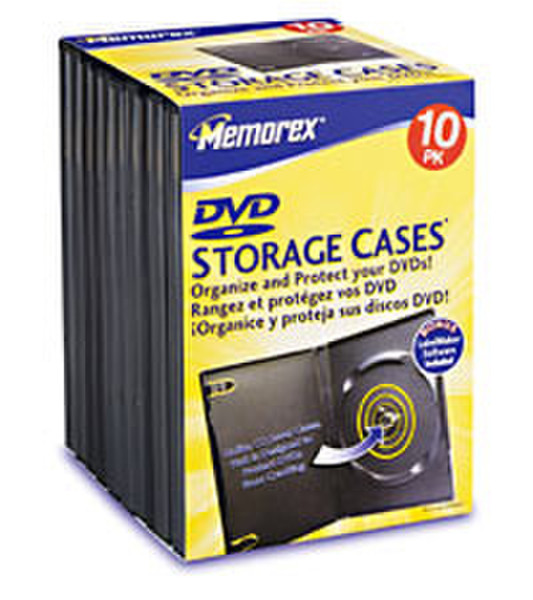 Memorex DVD Movie and Game Storage Cases Черный