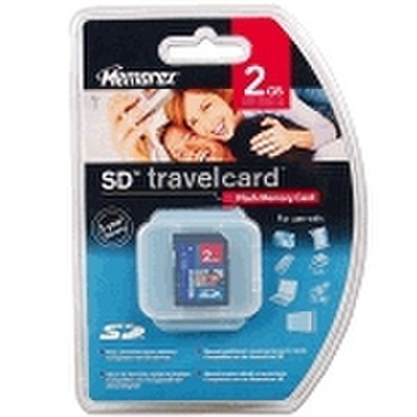 Memorex Secure Digital TravelCard 2 GB 2GB SD Speicherkarte