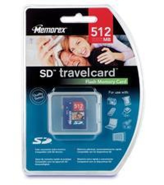 Memorex 512MB SD TravelCard 0.5GB SD memory card