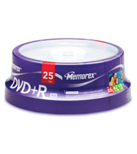 Memorex DVD+R 4.7GB 4.7ГБ DVD+R 25шт