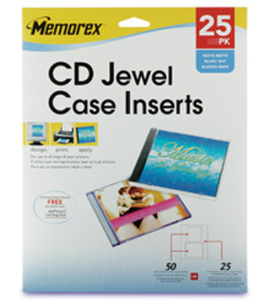 Memorex Jewel Case Inserts photo paper