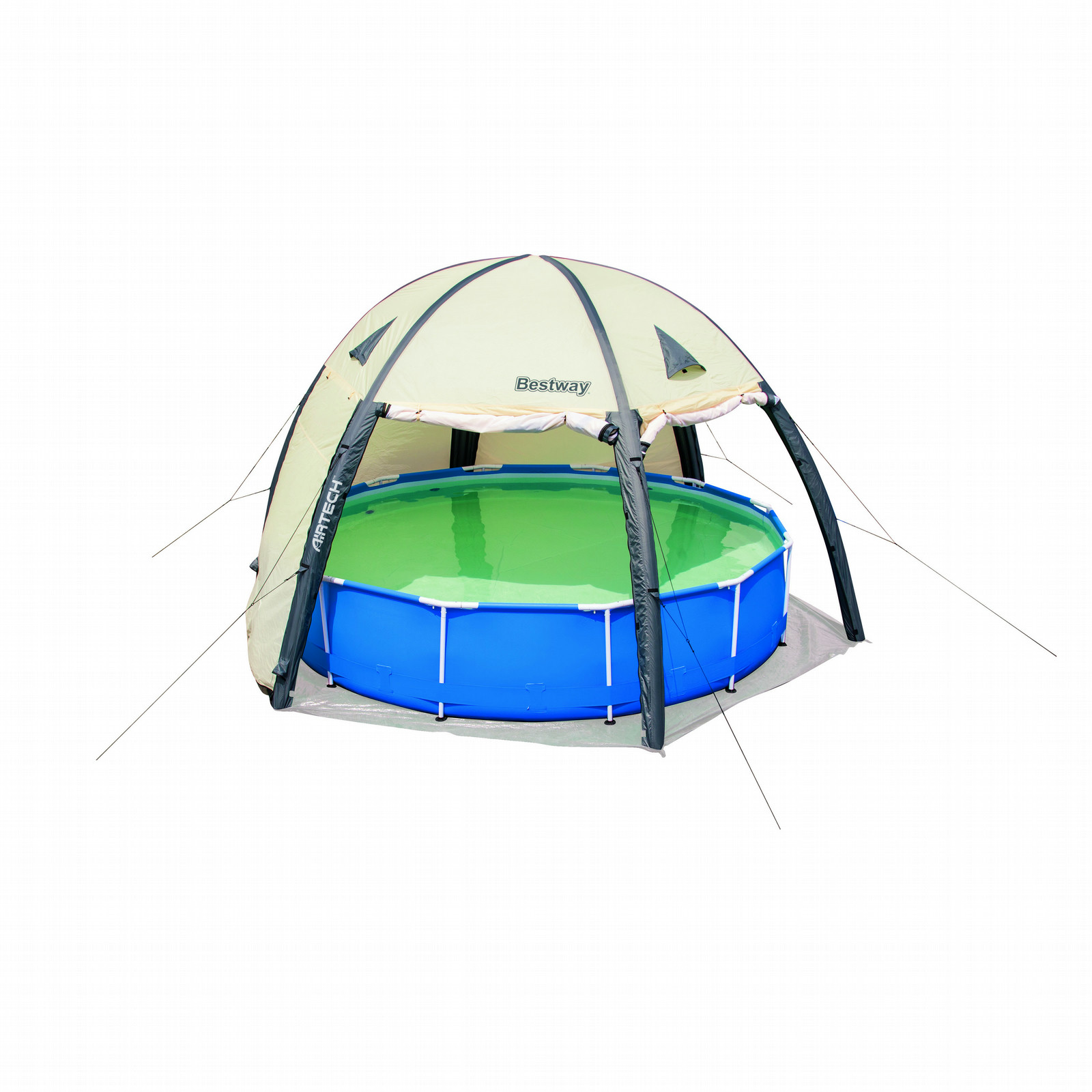 Мобильный павильон Bestway круглый Round Pool Dome 58612