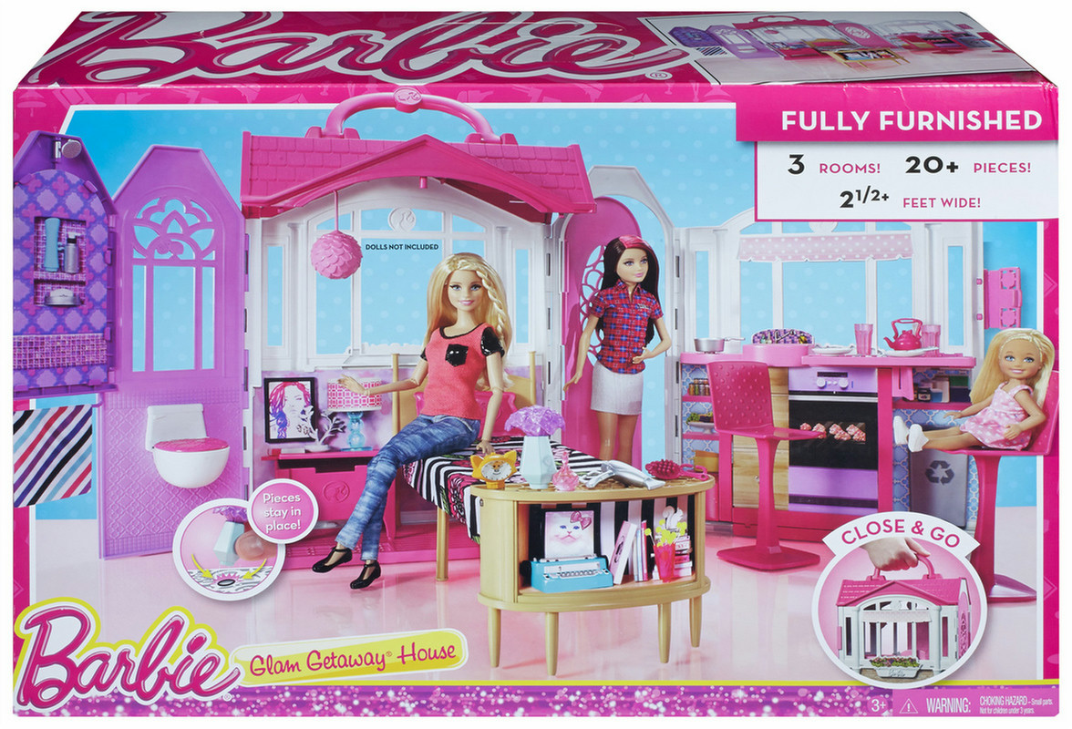 barbie glam getaway house