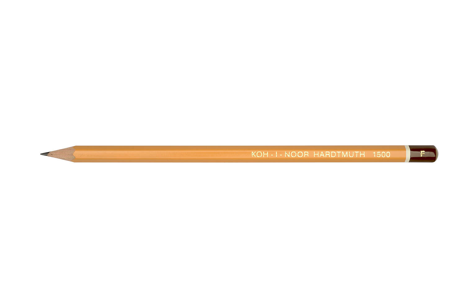 Koh-i-noor 1500 F Graphite Pencil (pack Of 12 1 KOH-I-NOOR 1500 F Graphite  Pencils - Pack Of 12 Mustard Yellow Drawing Pencils KOH-I-NOOR Graphite  Pencils, image size:1500x994