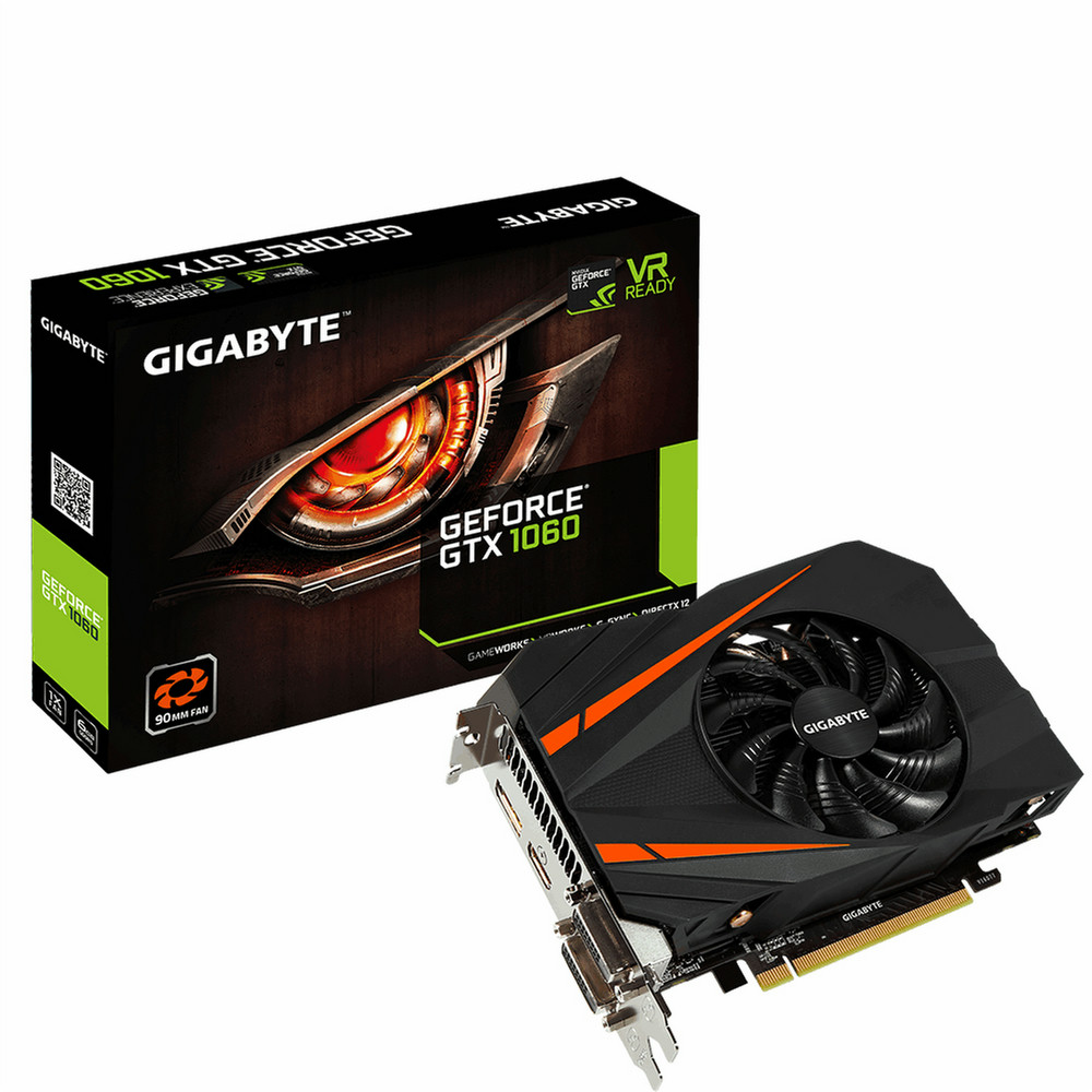 ᐈ Gigabyte GeForce GTX 1060 Mini ITX 6G купить • Цены, Технические  характеристики, Фото.