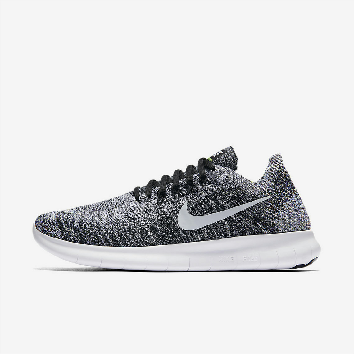 nike free run flyknit grey