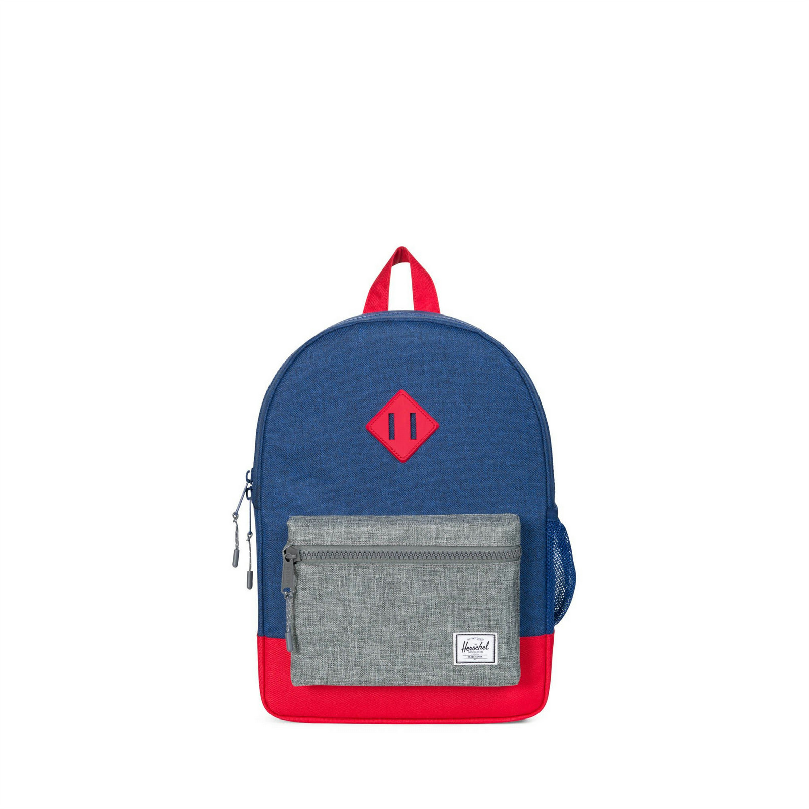 herschel blue and red backpack