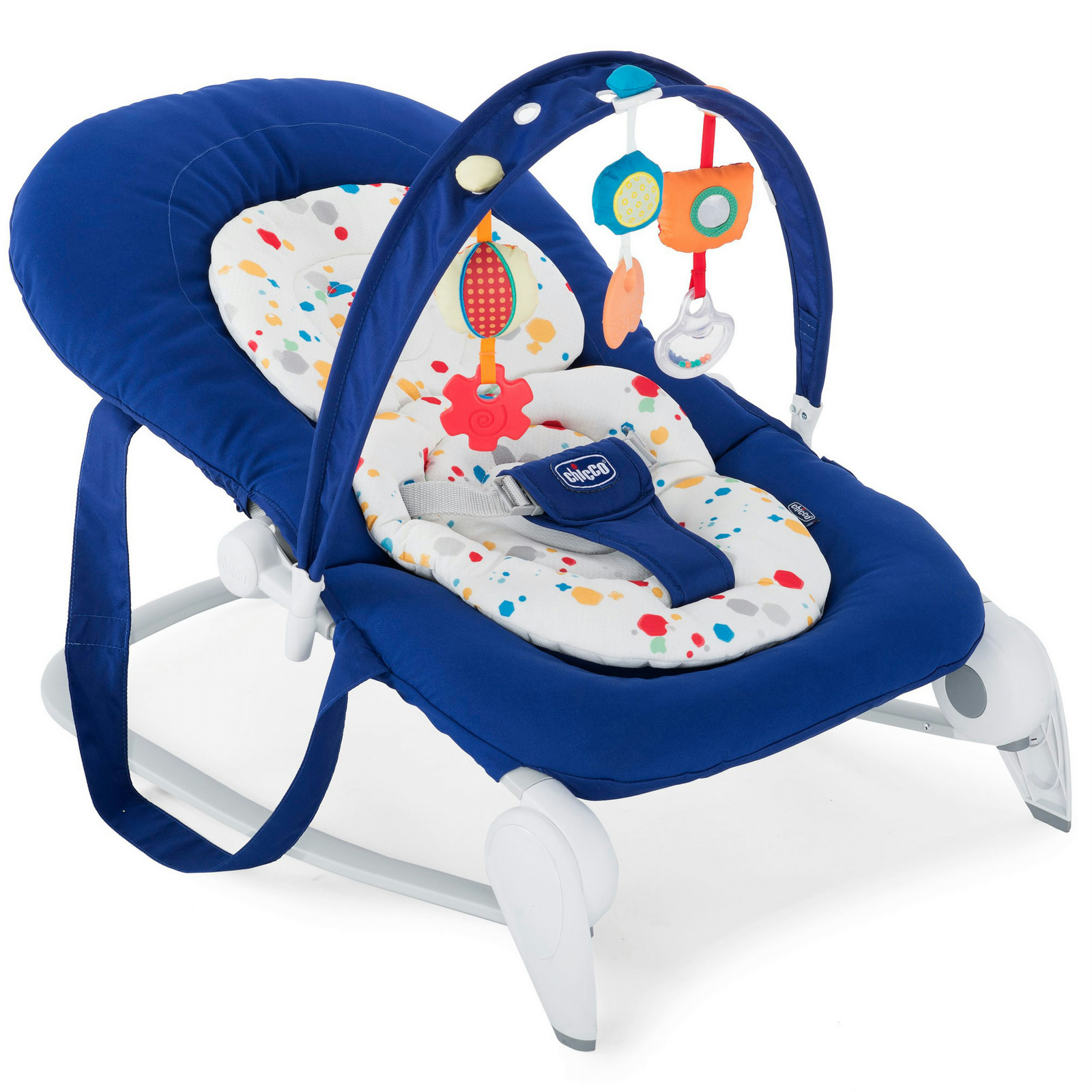 chicco baby bouncer blue