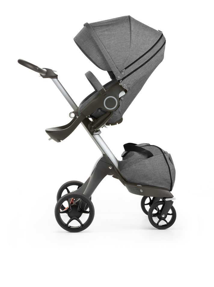 grey travel system pram