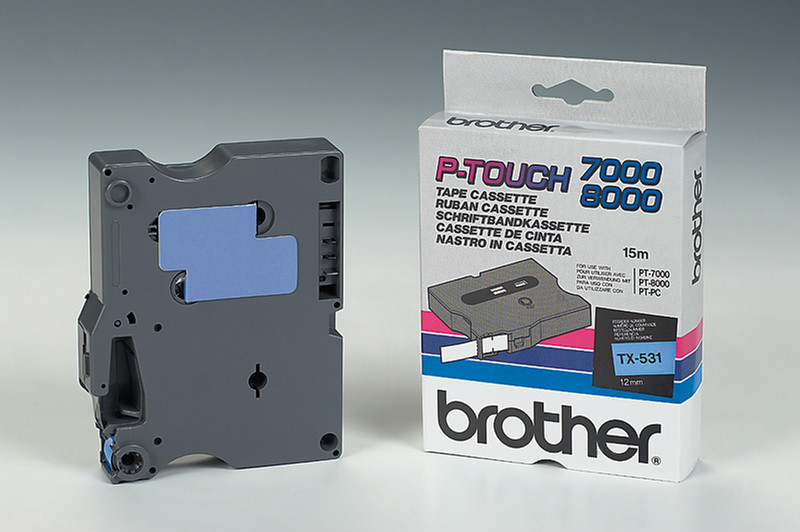 Кассета brother. Label Tape Cassette 6mm White brother. TX 241.